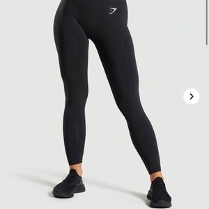 Gymshark vital seamless leggings in black marl
